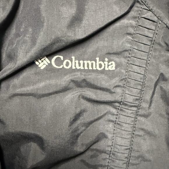 Columbia Interchange Bugaboo OmniTech Jacket Womens Small Black Hood Windbreaker - Picture 3 of 12